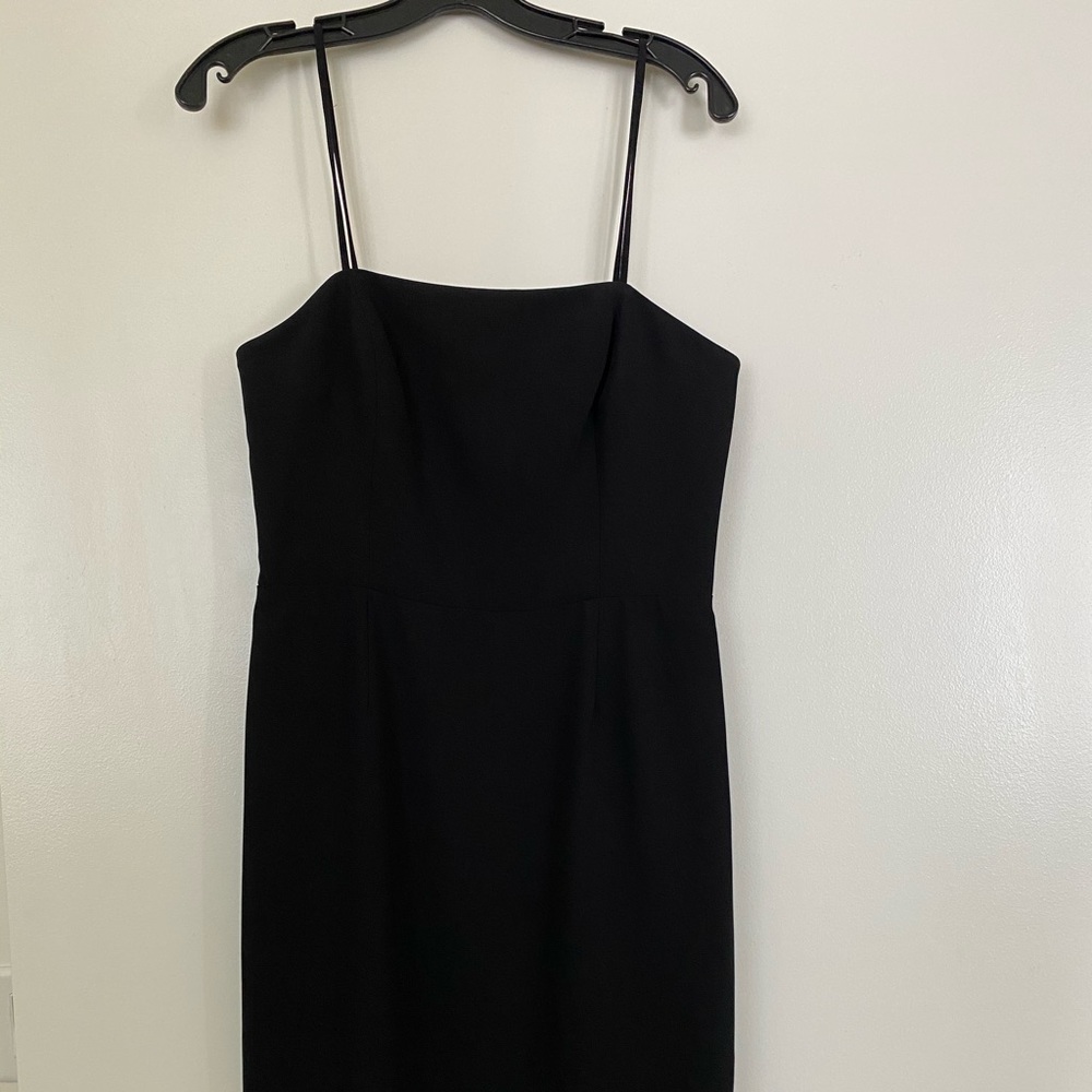 NEVER WORN Amanda Uprichard black slip dress
